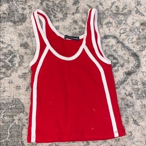 red tank top